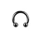 Large Size Nose Septum Rings Horseshoe Ring Piercing Stainless Steel Ear Piercing Plug Tunnel