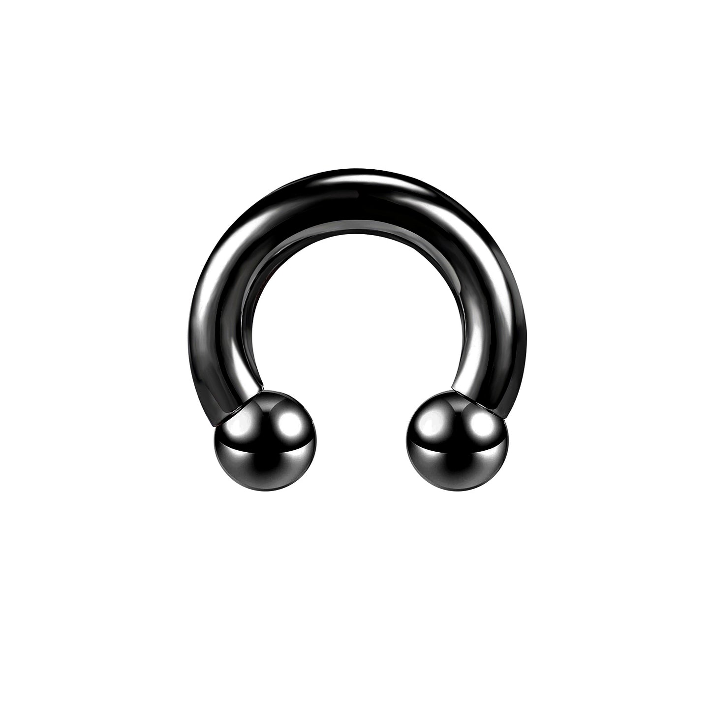 Large Size Nose Septum Rings Horseshoe Ring Piercing Stainless Steel Ear Piercing Plug Tunnel