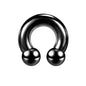 Large Size Nose Septum Rings Horseshoe Ring Piercing Stainless Steel Ear Piercing Plug Tunnel