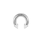 Large Size BCR Nose Septum Rings Horseshoe Stainless Steel Cartilage Earrings Helix Lip Piercing