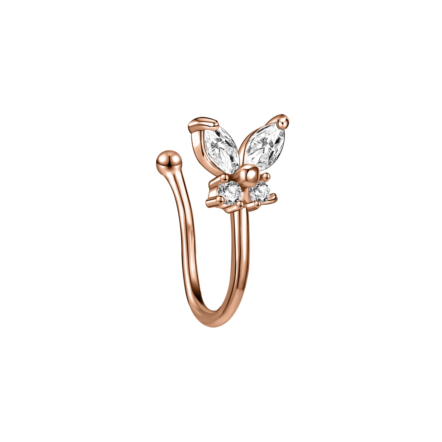 zs-white-zircon-butterfly-u-shaped-nose-clip-simple-stainless-steel-fake-nose-ring