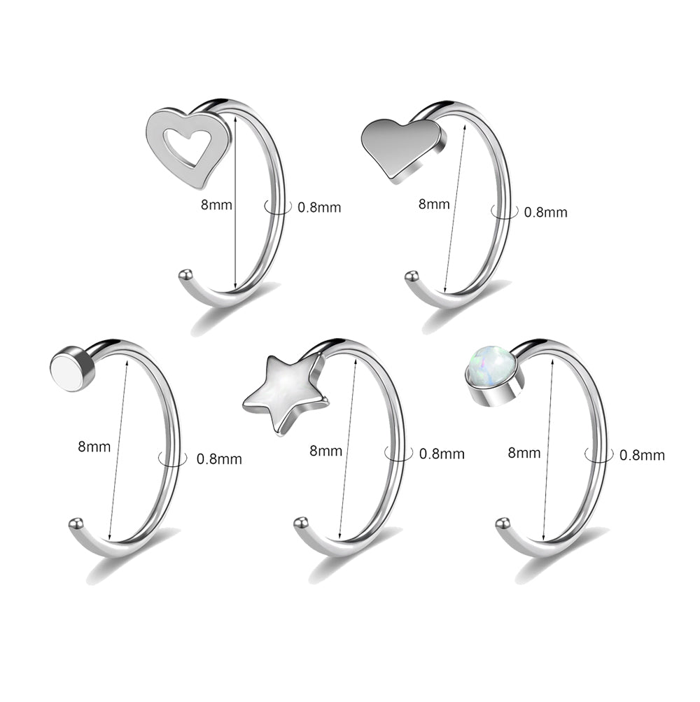 20g-black-heart-nostril-piercing-star-opal-cartilage-helix-piercing-economic-set