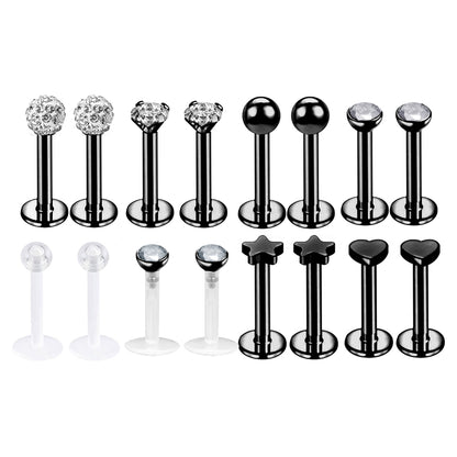 16pcs-set-16g-cubic-zirconia-lip-studs-piercing-black-helix-conch-piercing-economic-set