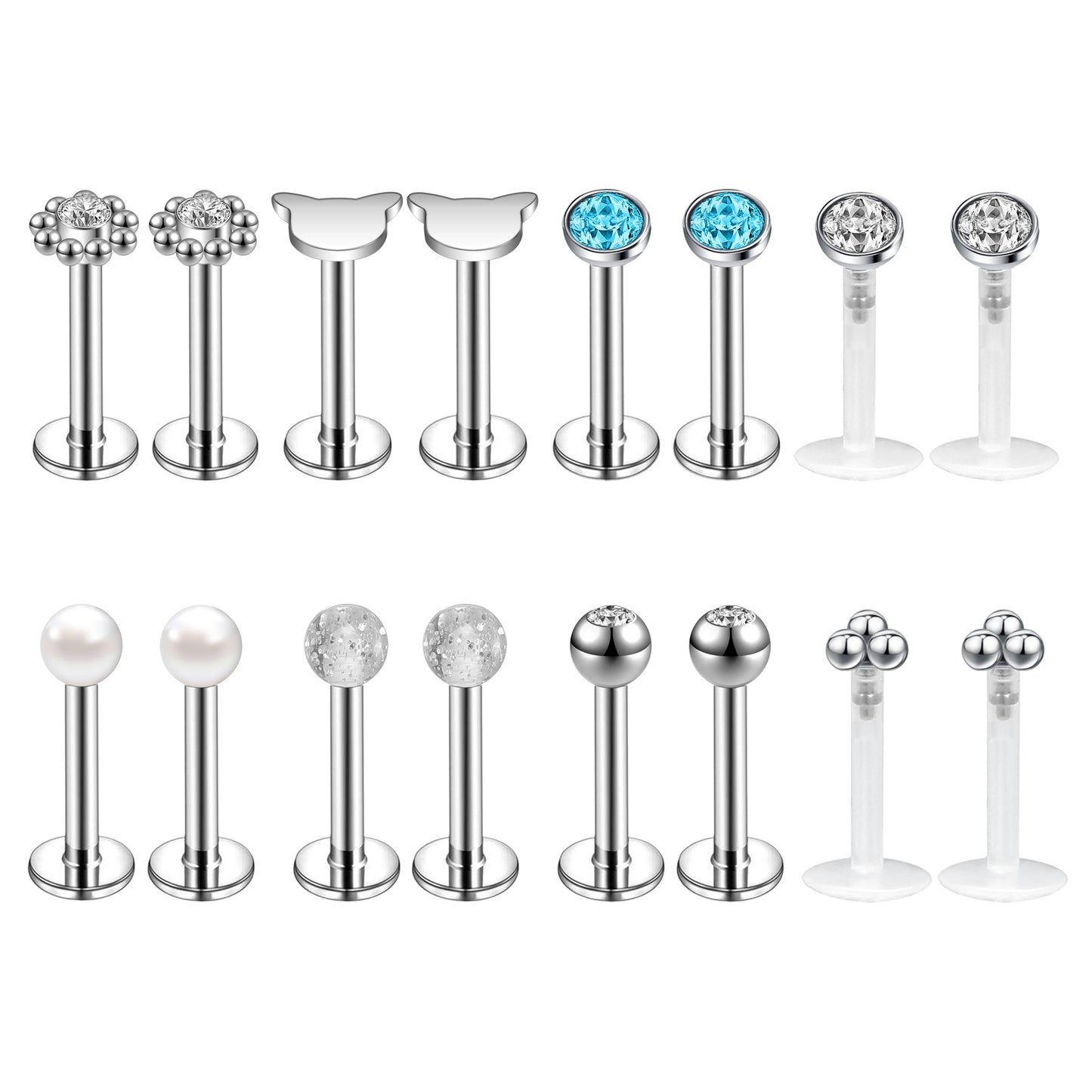 16pcs-set-16g-cubic-zirconia-lip-studs-piercing-cartilage-conch-piercing-economic-set