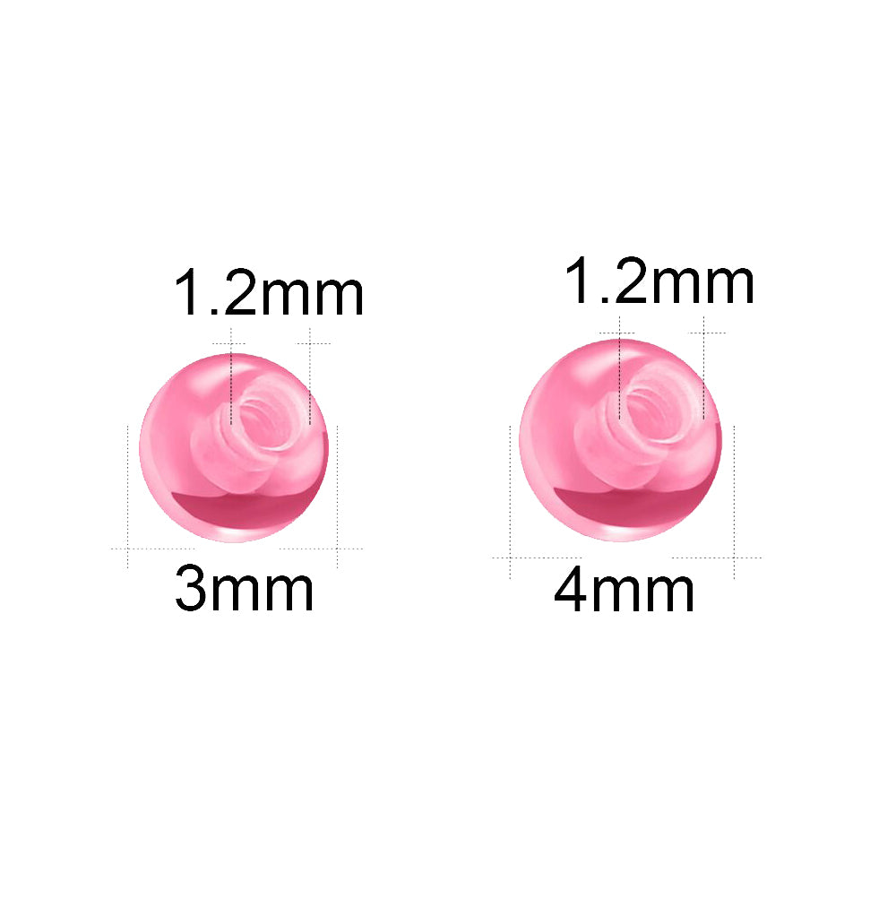 zs-6pcs-bioflex-piercing-barbell-parts-16g-replacement-luminous-balls-economic-set