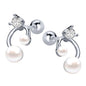 20G Pearl Stud Earring Crystal Ear Stud Jewelry