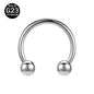 16G G23 Titanium Nose Rings Horseshoe BCR Septum Rings Piercing Ear Conch Cartilage Helix Piercing