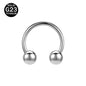 16G G23 Titanium Nose Rings Horseshoe BCR Septum Rings Piercing Ear Conch Cartilage Helix Piercing