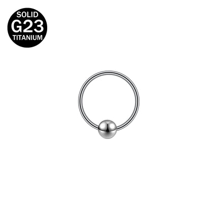 20G G23 Titanium Nose Septum Rings BCR Horseshoe Nostril Lip Piercing Captive Tragus Helix Earrings