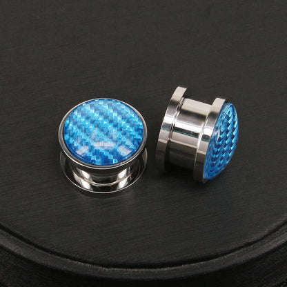 1-Pair-6-18mm-316L-Stainless-Steel-Ear-Tunnel-Plug-Unisex-Resin-Ear-Plug-Expanders-Body-Jewelry