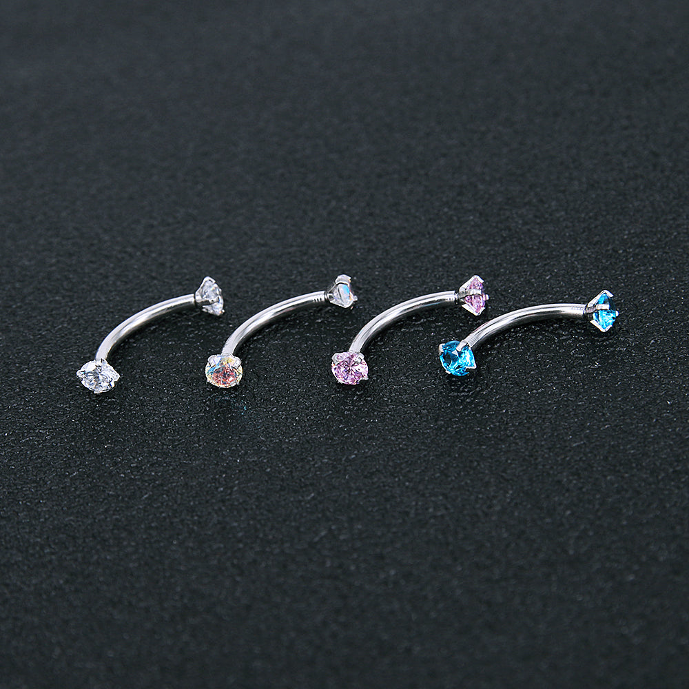 16g-Eyebrow-Ring-Piercing-Barbell-Round-Crystal-Zirconia-Curve-Helix-Daith-Piercing-body-jewelry