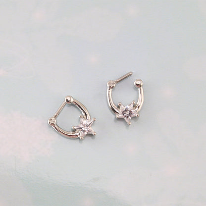 16G-Star-Septum-Clicker-Helix-Tragus-Cartilage-Piercing-White-Zirconia