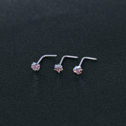 3-pcs-Set-20g-Nose-Stud-Piercing-Round-Heart-Star-L-Shaped-Economic-Set