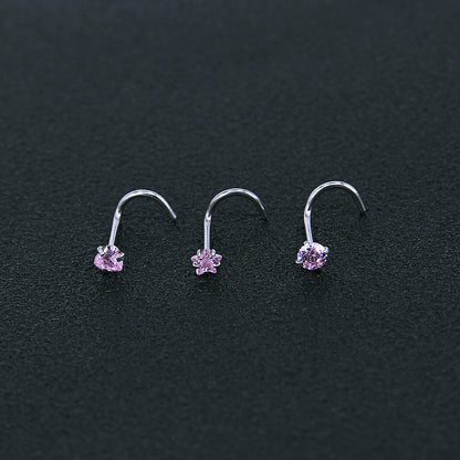 3-pcs-Set-20g-Nose-Stud-Piercing-Star-Round-Heart-Shape-Nose-Screws-Economic-Set