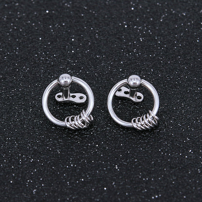 2 Pieces 14g Captive Ring Dermal Tops & Surgical Steel Base Anchor Microdermals