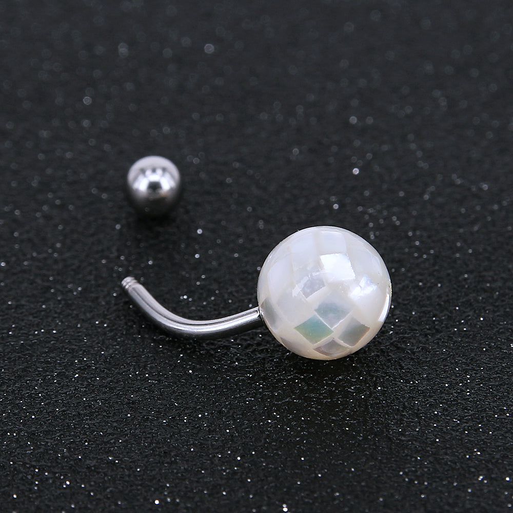 double belly button ring