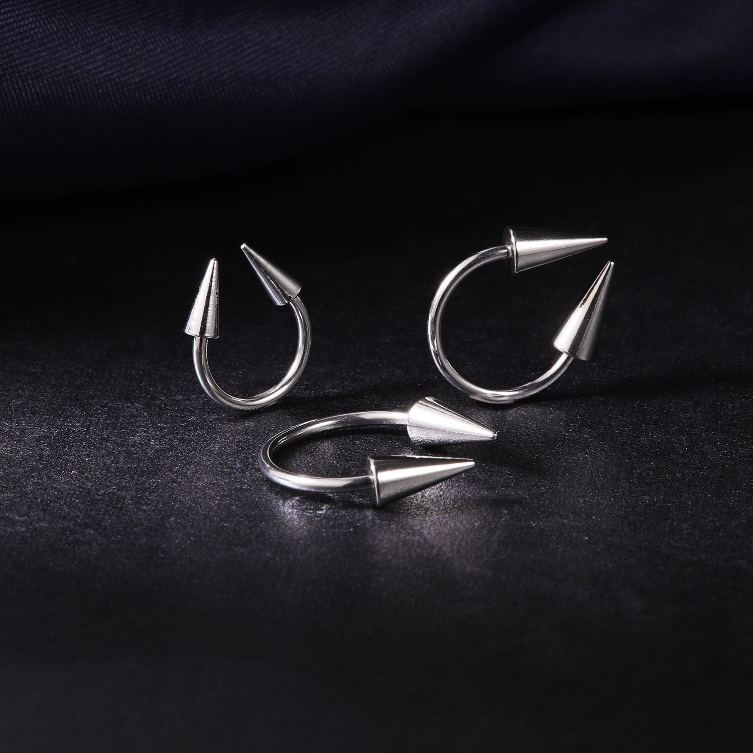 16g-spike-nose-septum-ring-horseshoe-helix-cartilage-piercing