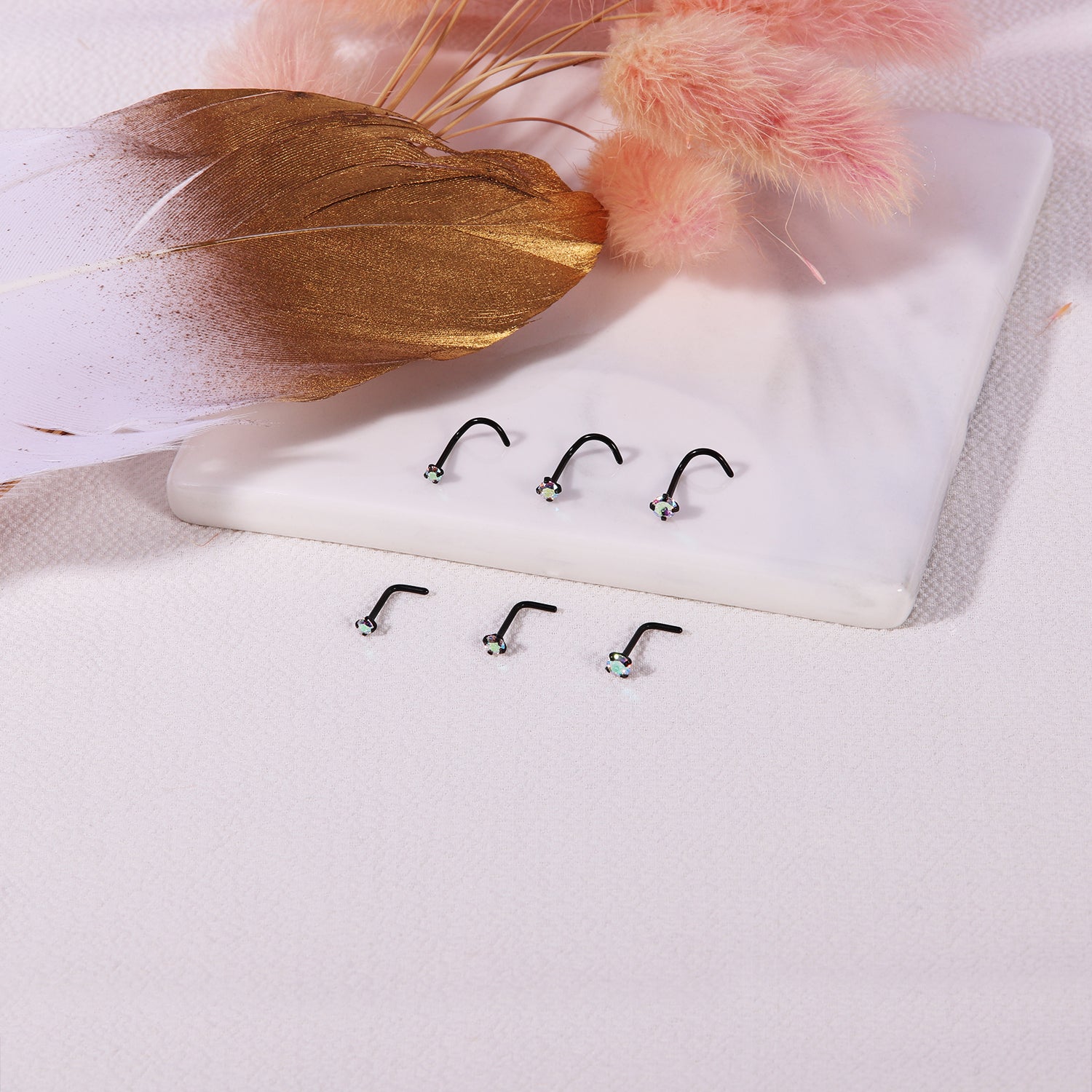 6-pcs-set-20g-ab-white-crystal-nose-rings-black-nose-stud-nose-corkscrew-piercing