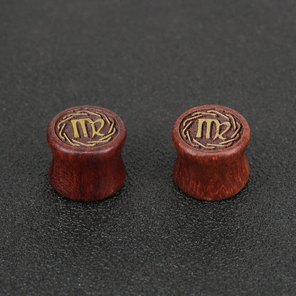 wooden gauges for ears