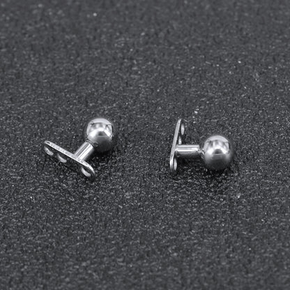 2Pcs G23 Titanium Dermal Anchor Ball Top Microdermals Piercing