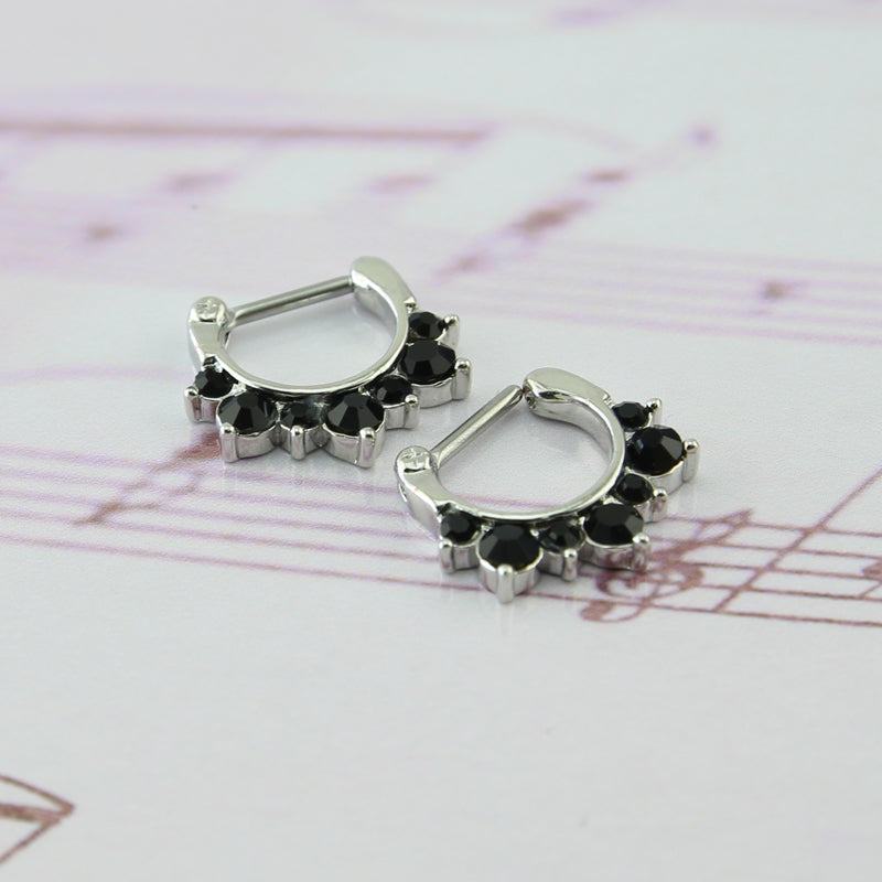 16G-Septum-Piercing-Helix-Tragus-Conch-Earrings-Black-Zirconia-Silver