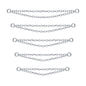 5pcs-set-silver-double-layers-chains-nose-stud-chain-economic-set