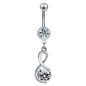 white belly ring