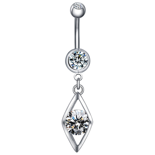 stainless steel belly rings safe