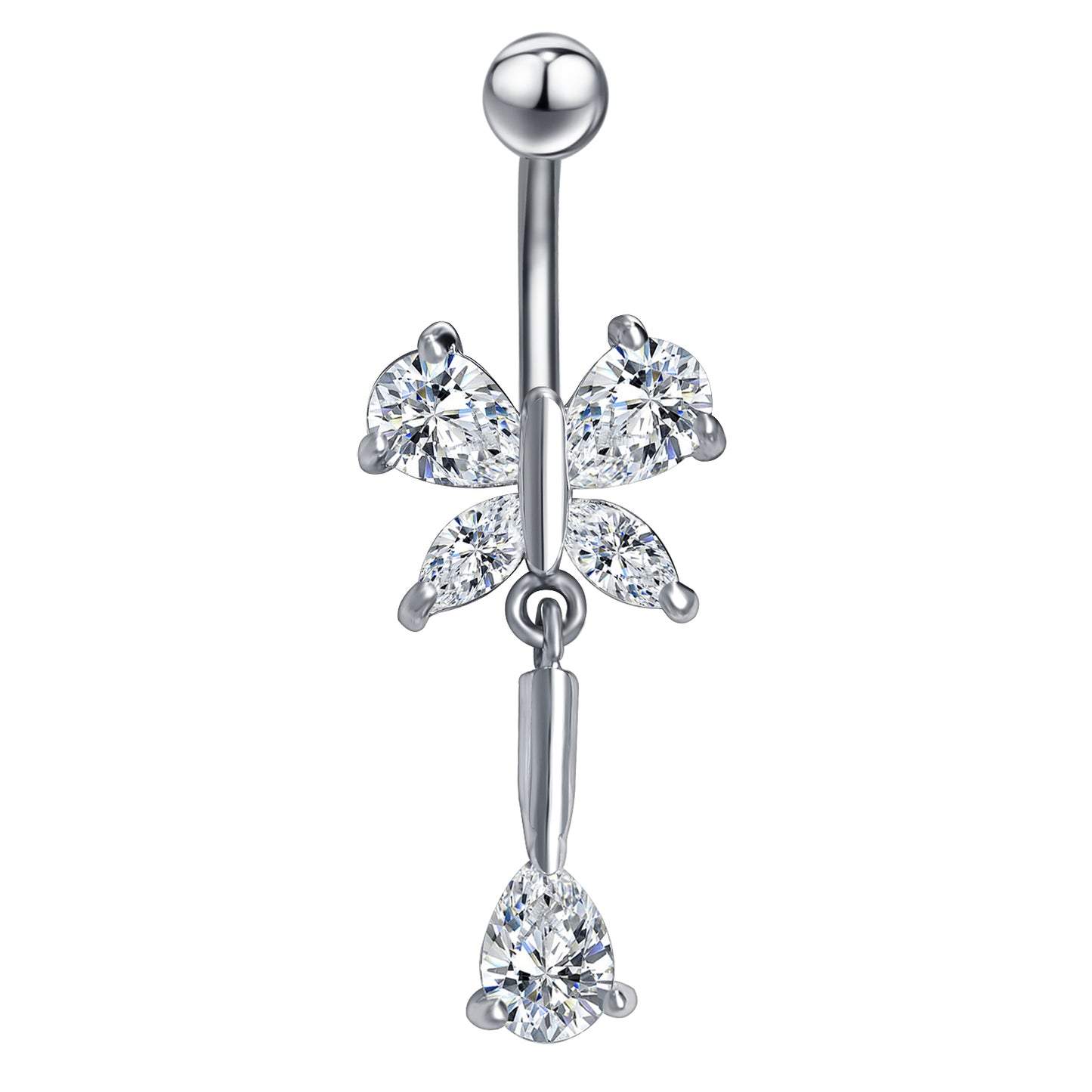 dangle navel piercing