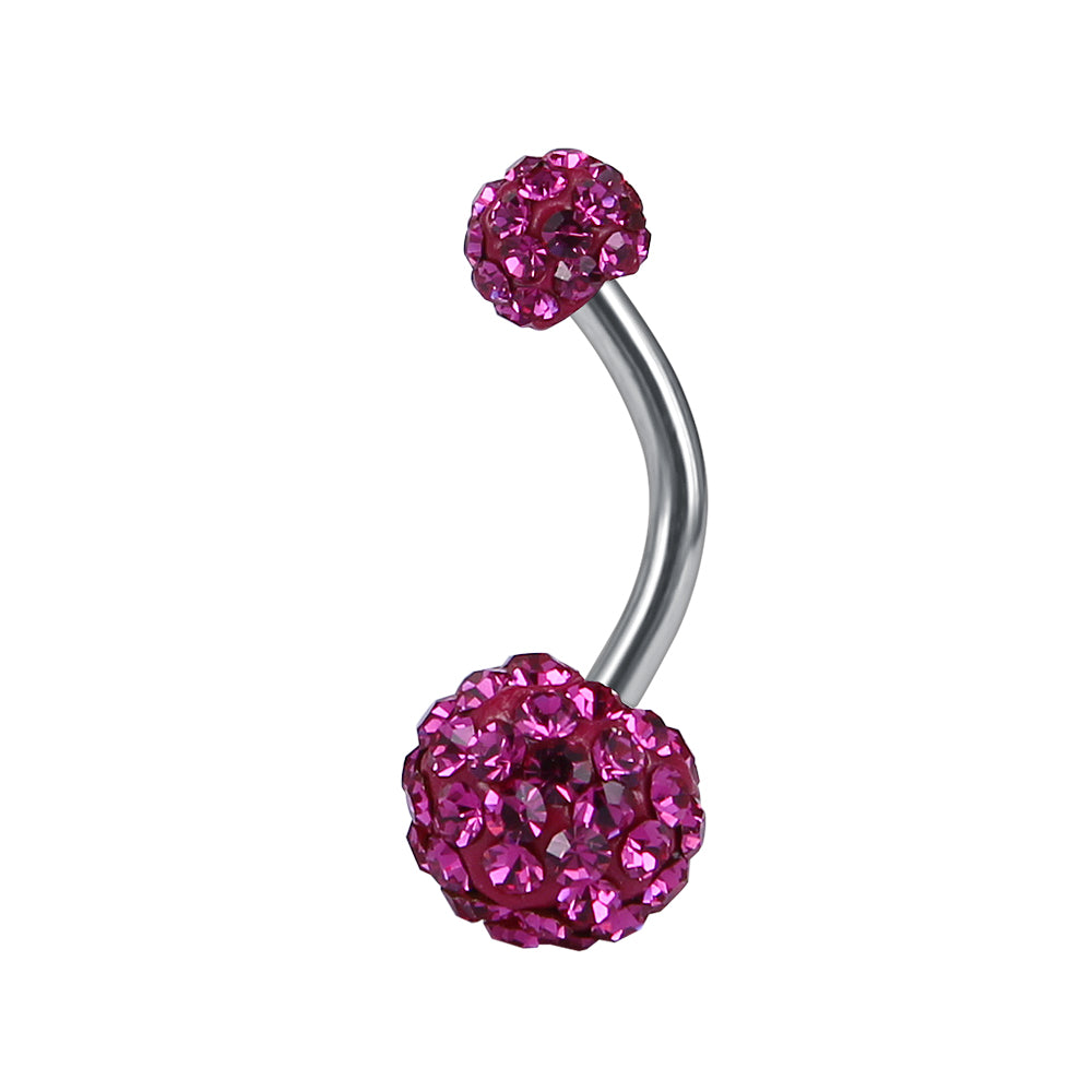 14g-Double-Ball-Belly-Button-Rings-Cubic-Zirconia-Navel-Piercing-Jewelry