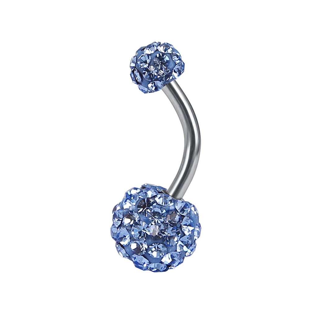 14g-Double-Ball-Belly-Rings-Piercing-Cubic-Zirconia-Navel-Piercing-Jewelry