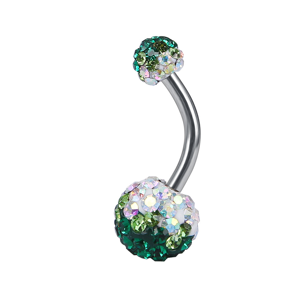 14g-Double-Ball-Belly-Button-Rings-Cubic-Zirconia-Navel-Piercing-Jewelry