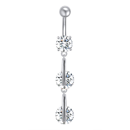 silver-stainless-steel-Belly-Navel-Piercing-Rose-Gold-Body-Jewelry