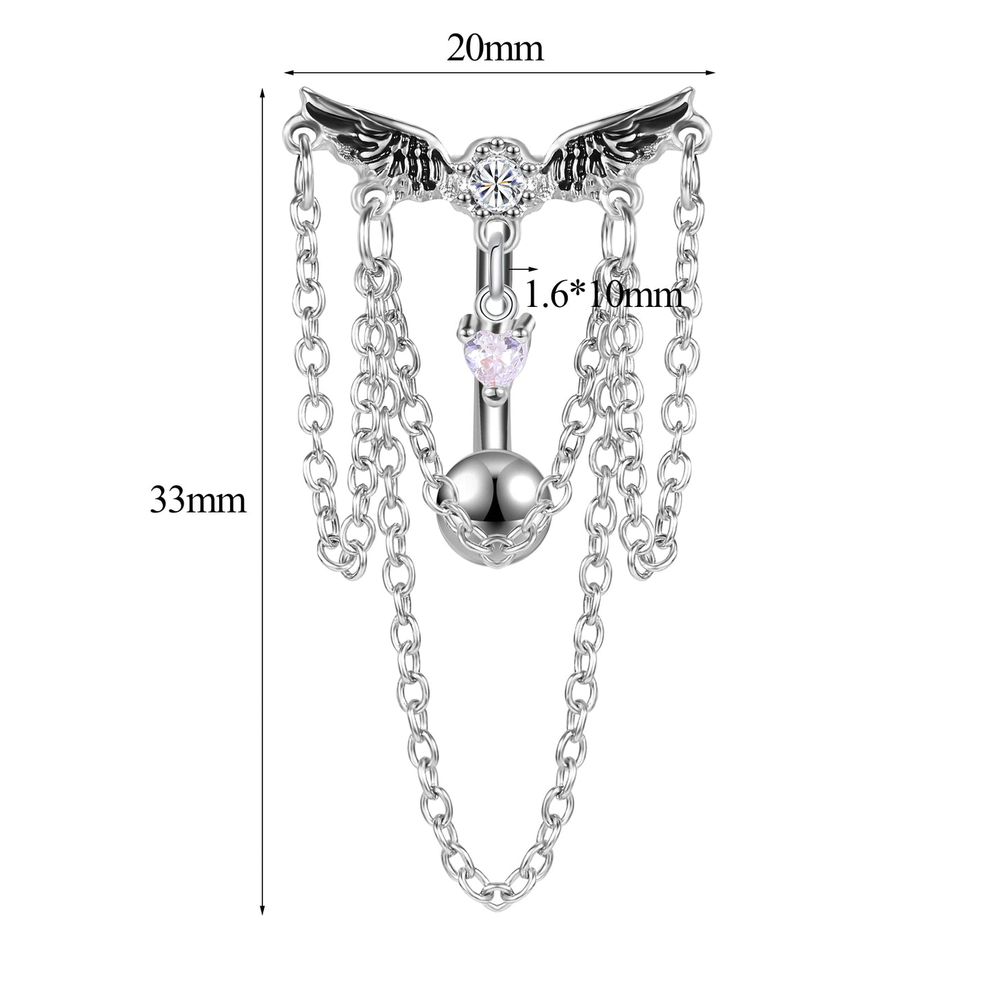 14g Cross Belly Button Rings Alloy Flower Patteren Belly Navel Piercing 的副本