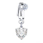 Fake-Silver-Belly-Navel-Clip-Heart-Crystal-Belly-Button-Ring