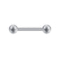 2pcs 14G Simple Nipple Ring Sliver Ball Nipple Piercing