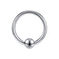 2pcs 14G Round Nipple Barbell Ring Stainless Stell Ball Nipple Piercing