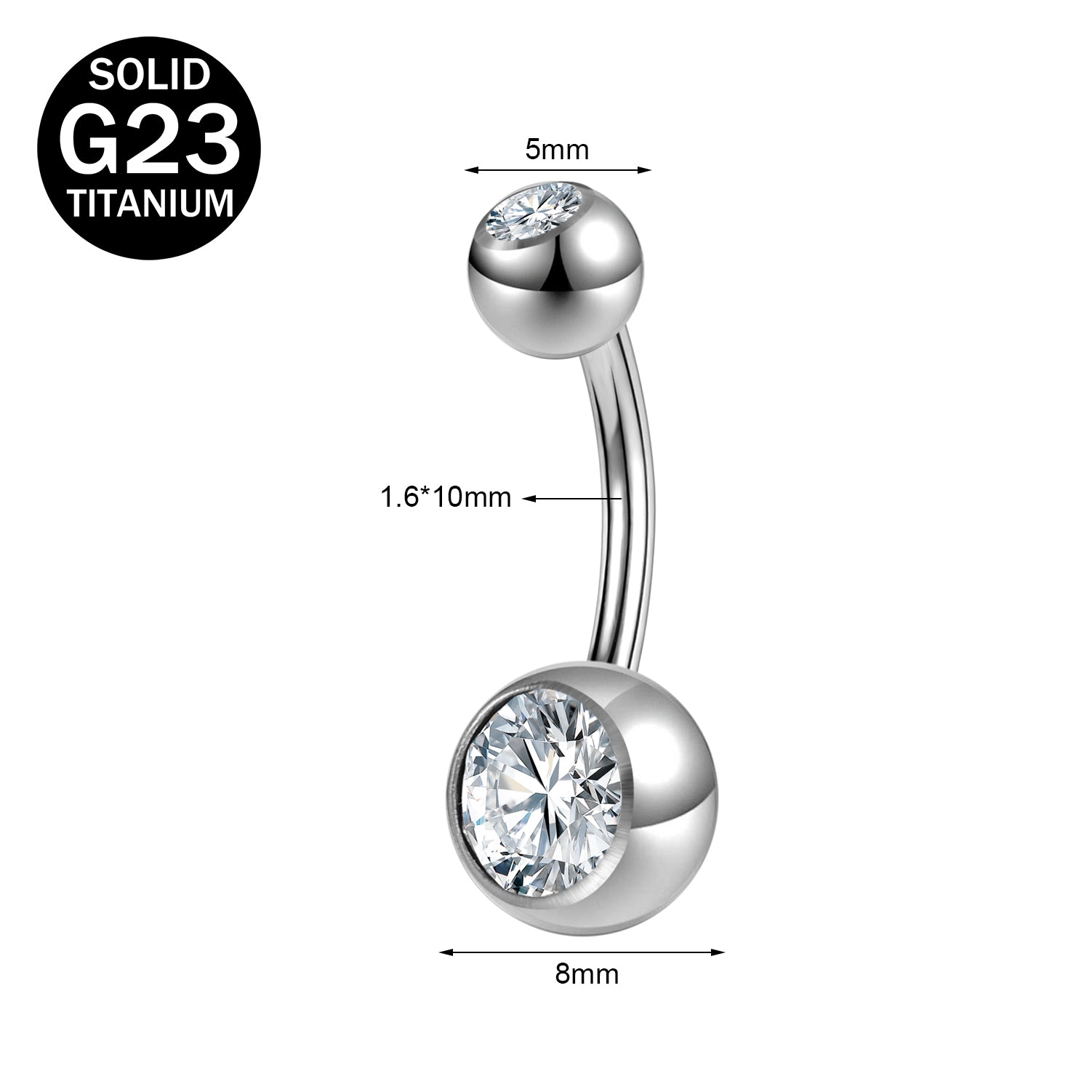 G23 titanium body on sale jewelry