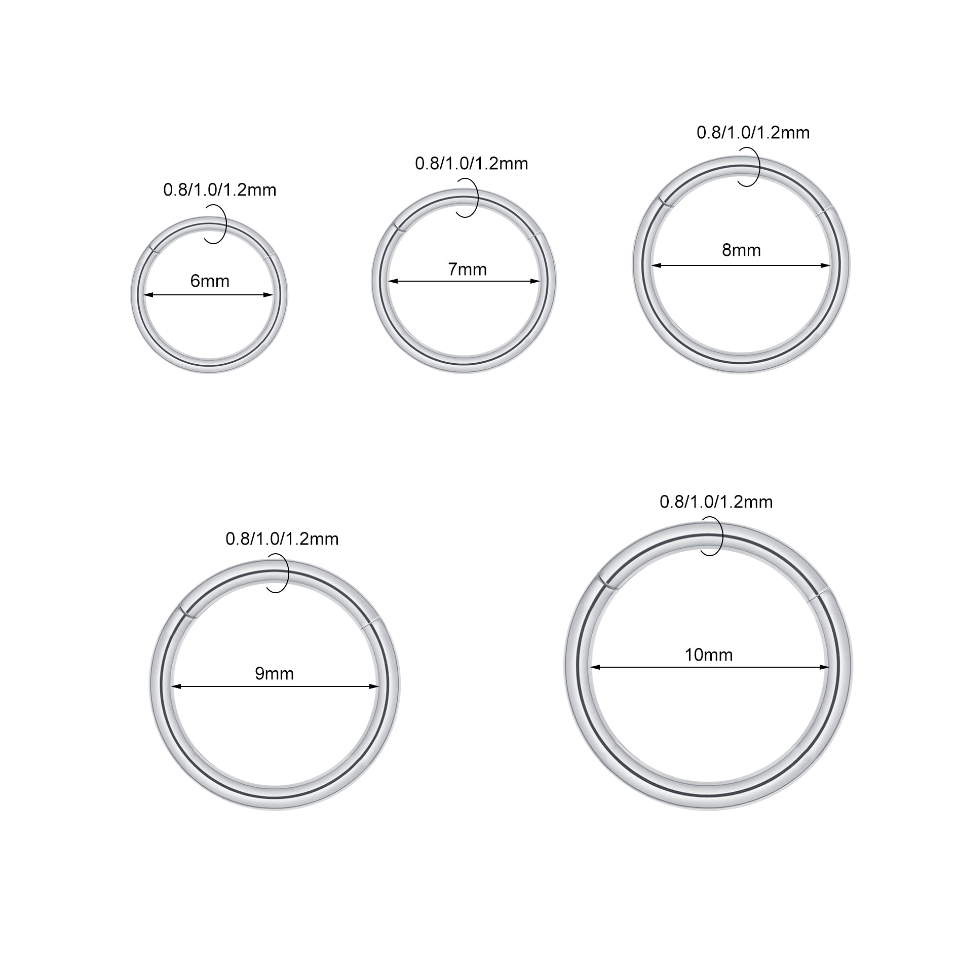 Cuff dw outlet size