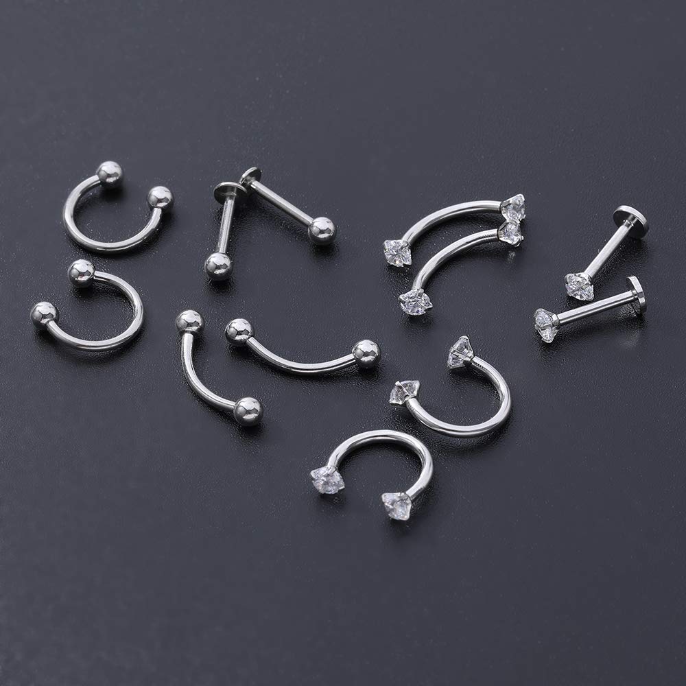 6-12pcs-silver-horseshoe-septum-piercing-cz-eyebrow-piercing-helix-tragus-earrings-jewelry